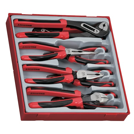 TTD441-T - 8 Piece TPR Grip Plier Set